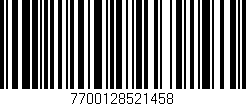 Código de barras (EAN, GTIN, SKU, ISBN): '7700128521458'