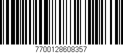 Código de barras (EAN, GTIN, SKU, ISBN): '7700128608357'