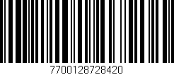 Código de barras (EAN, GTIN, SKU, ISBN): '7700128728420'