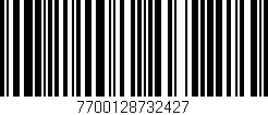 Código de barras (EAN, GTIN, SKU, ISBN): '7700128732427'