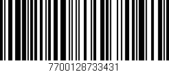 Código de barras (EAN, GTIN, SKU, ISBN): '7700128733431'