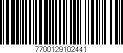 Código de barras (EAN, GTIN, SKU, ISBN): '7700129102441'