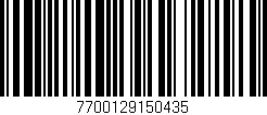 Código de barras (EAN, GTIN, SKU, ISBN): '7700129150435'