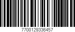Código de barras (EAN, GTIN, SKU, ISBN): '7700129336457'
