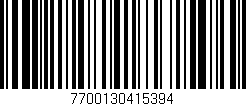 Código de barras (EAN, GTIN, SKU, ISBN): '7700130415394'