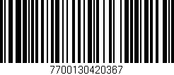 Código de barras (EAN, GTIN, SKU, ISBN): '7700130420367'