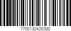 Código de barras (EAN, GTIN, SKU, ISBN): '7700130426390'