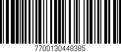 Código de barras (EAN, GTIN, SKU, ISBN): '7700130448385'