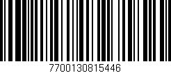Código de barras (EAN, GTIN, SKU, ISBN): '7700130815446'