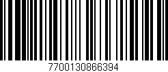 Código de barras (EAN, GTIN, SKU, ISBN): '7700130866394'