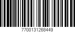 Código de barras (EAN, GTIN, SKU, ISBN): '7700131268449'