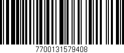 Código de barras (EAN, GTIN, SKU, ISBN): '7700131579408'