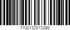 Código de barras (EAN, GTIN, SKU, ISBN): '7700132573399'