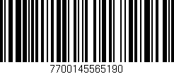 Código de barras (EAN, GTIN, SKU, ISBN): '7700145565190'