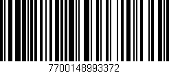 Código de barras (EAN, GTIN, SKU, ISBN): '7700148993372'