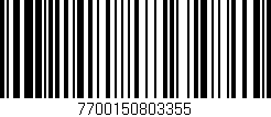 Código de barras (EAN, GTIN, SKU, ISBN): '7700150803355'