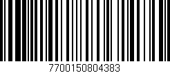 Código de barras (EAN, GTIN, SKU, ISBN): '7700150804383'