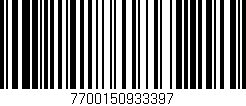 Código de barras (EAN, GTIN, SKU, ISBN): '7700150933397'