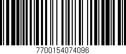 Código de barras (EAN, GTIN, SKU, ISBN): '7700154074096'