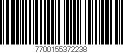 Código de barras (EAN, GTIN, SKU, ISBN): '7700155372238'