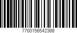 Código de barras (EAN, GTIN, SKU, ISBN): '7700156542388'