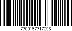 Código de barras (EAN, GTIN, SKU, ISBN): '7700157717396'