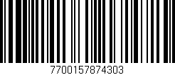 Código de barras (EAN, GTIN, SKU, ISBN): '7700157874303'