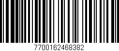 Código de barras (EAN, GTIN, SKU, ISBN): '7700162468382'