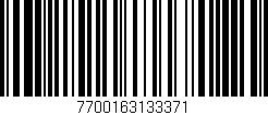 Código de barras (EAN, GTIN, SKU, ISBN): '7700163133371'