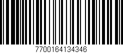 Código de barras (EAN, GTIN, SKU, ISBN): '7700164134346'