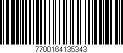 Código de barras (EAN, GTIN, SKU, ISBN): '7700164135343'