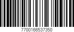 Código de barras (EAN, GTIN, SKU, ISBN): '7700166537350'