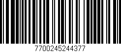 Código de barras (EAN, GTIN, SKU, ISBN): '7700245244377'