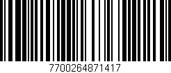 Código de barras (EAN, GTIN, SKU, ISBN): '7700264871417'