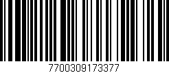Código de barras (EAN, GTIN, SKU, ISBN): '7700309173377'