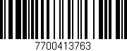 Código de barras (EAN, GTIN, SKU, ISBN): '7700413763'