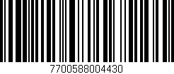 Código de barras (EAN, GTIN, SKU, ISBN): '7700588004430'