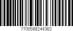 Código de barras (EAN, GTIN, SKU, ISBN): '7700588244362'