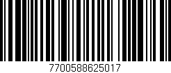 Código de barras (EAN, GTIN, SKU, ISBN): '7700588625017'