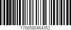 Código de barras (EAN, GTIN, SKU, ISBN): '7700590464352'