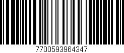 Código de barras (EAN, GTIN, SKU, ISBN): '7700593964347'