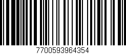 Código de barras (EAN, GTIN, SKU, ISBN): '7700593964354'