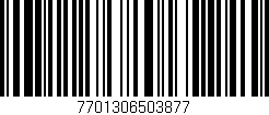 Código de barras (EAN, GTIN, SKU, ISBN): '7701306503877'