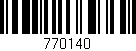 Código de barras (EAN, GTIN, SKU, ISBN): '770140'