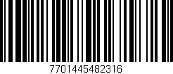 Código de barras (EAN, GTIN, SKU, ISBN): '7701445482316'