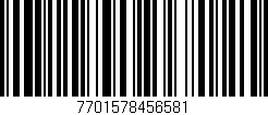 Código de barras (EAN, GTIN, SKU, ISBN): '7701578456581'