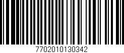 Código de barras (EAN, GTIN, SKU, ISBN): '7702010130342'