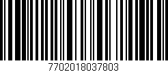 Código de barras (EAN, GTIN, SKU, ISBN): '7702018037803'
