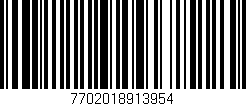 Código de barras (EAN, GTIN, SKU, ISBN): '7702018913954'