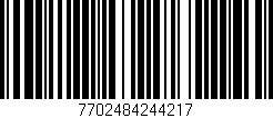 Código de barras (EAN, GTIN, SKU, ISBN): '7702484244217'